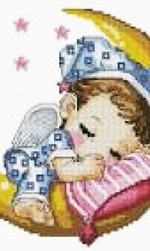 Poema "La luna, el niño y la madre" por María Cruz Pérez 